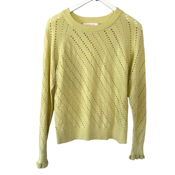 See by Chloe Open Knit Sweater Young Green - Picture 8 of 11